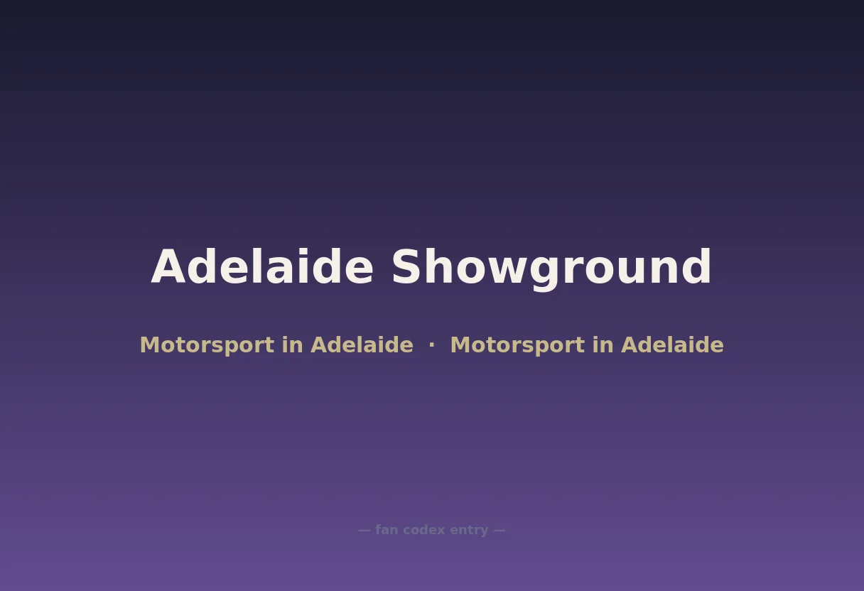 Adelaide Showground