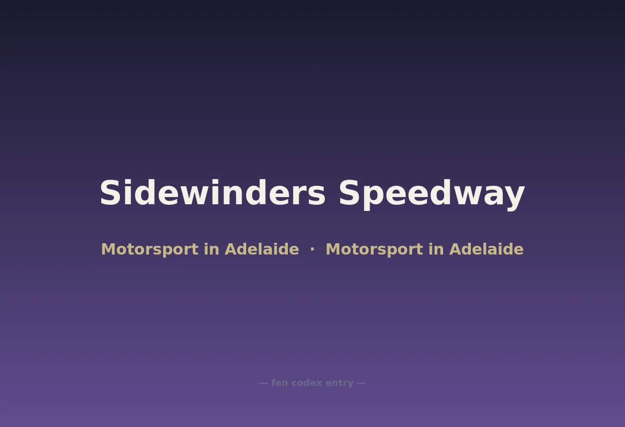 Sidewinders Speedway