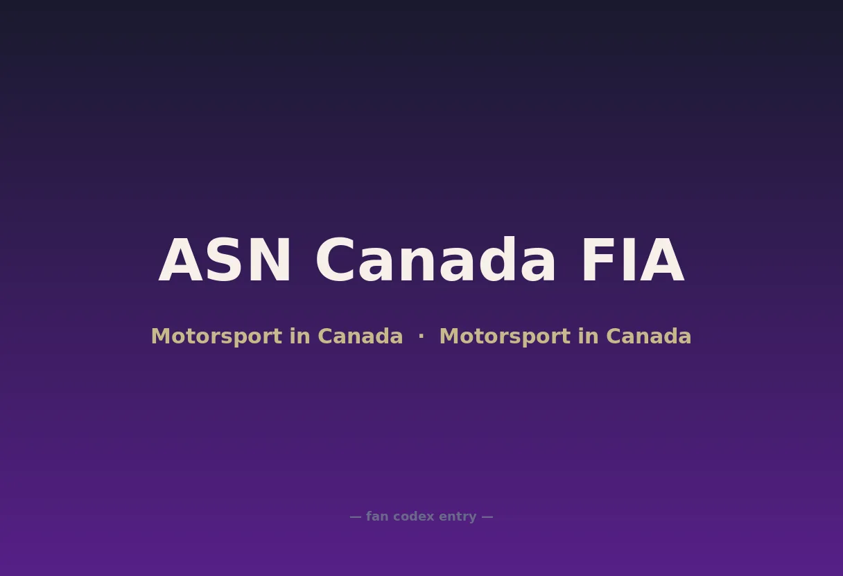 ASN Canada FIA