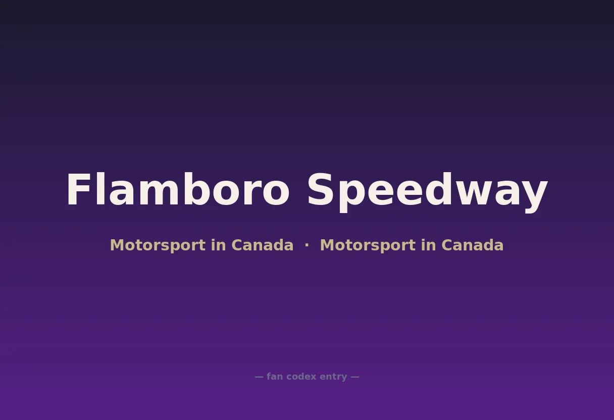 Flamboro Speedway