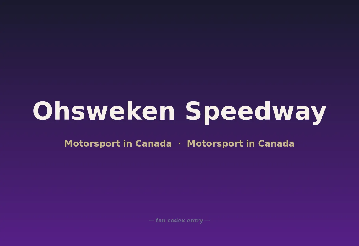 Ohsweken Speedway