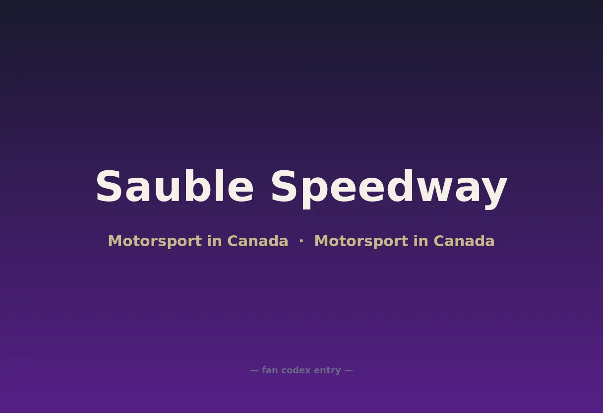 Sauble Speedway