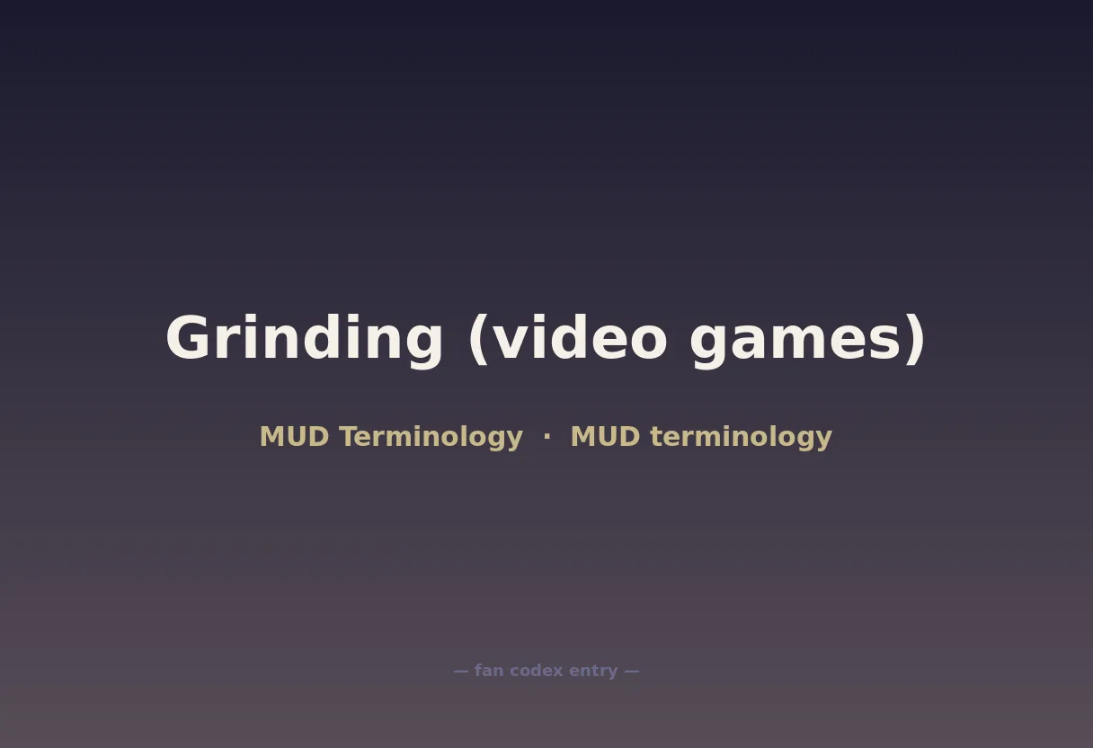 Grinding (video games)