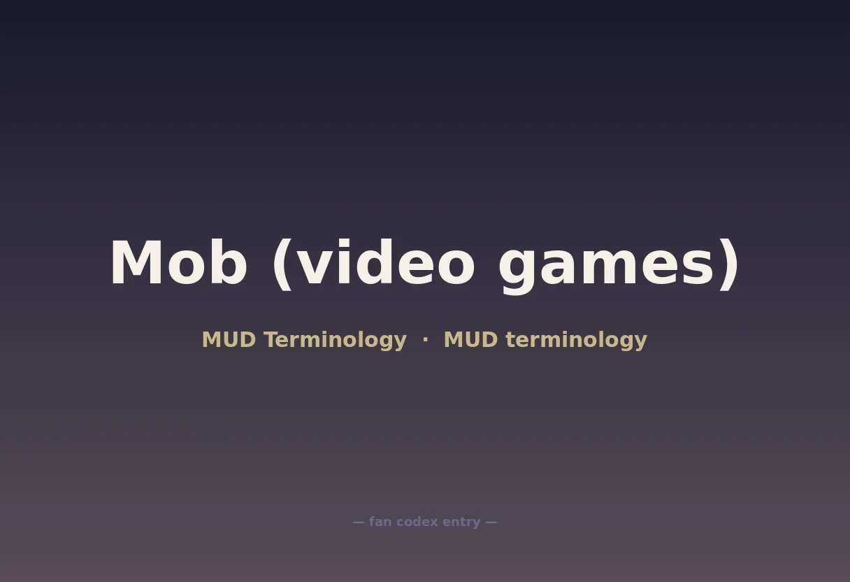 Mob (video games)