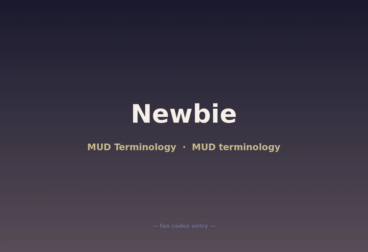 Newbie