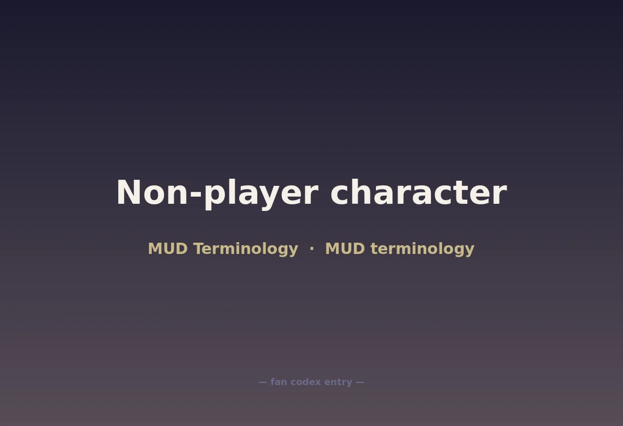 Non-player character