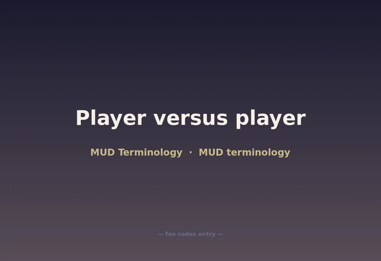 Player versus player