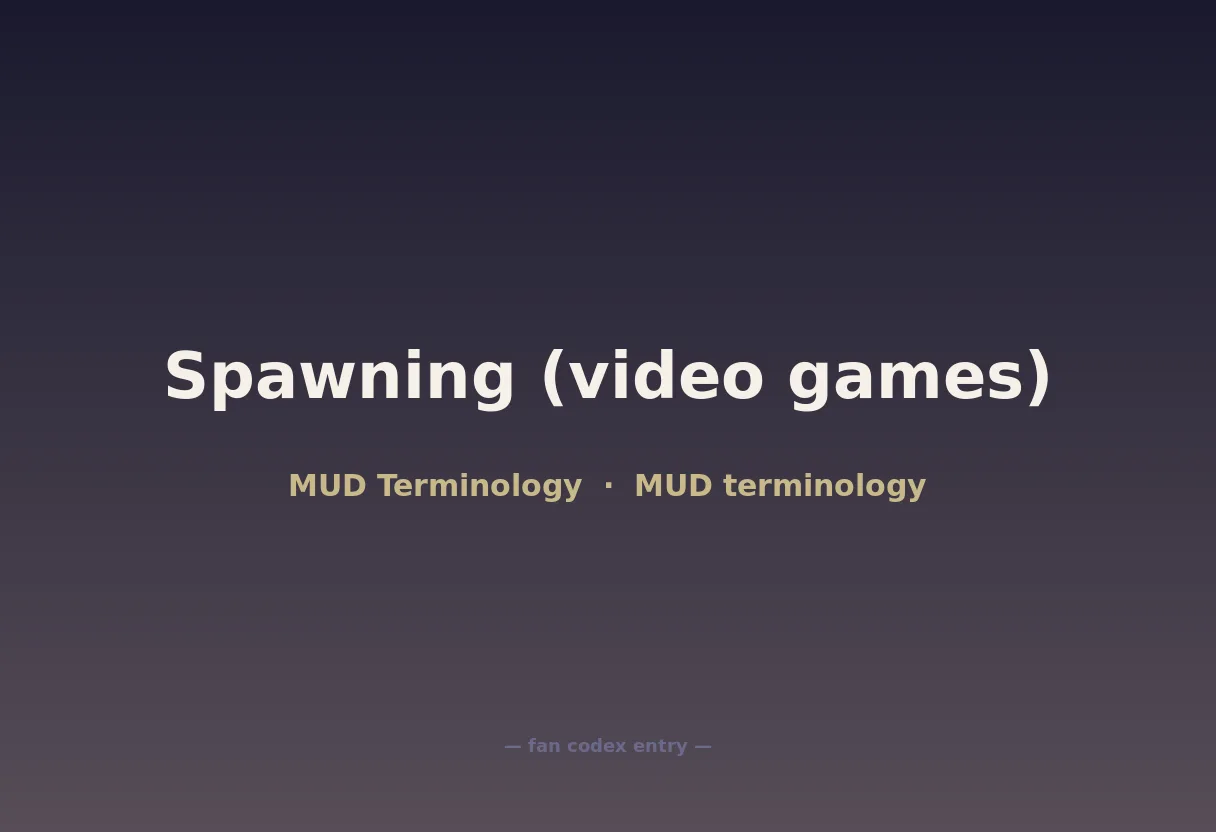 Spawning (video games)