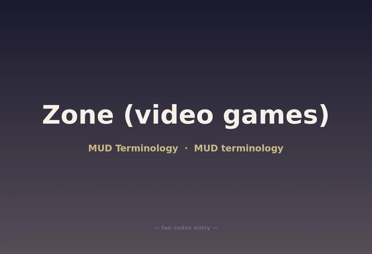 Zone (video games)