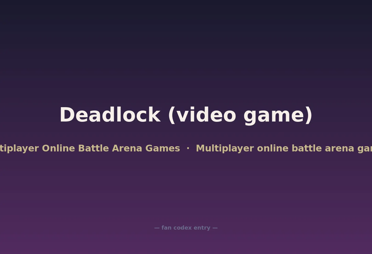 Deadlock (video game)