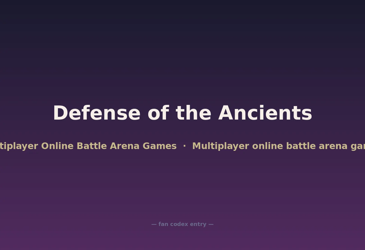 Defense of the Ancients