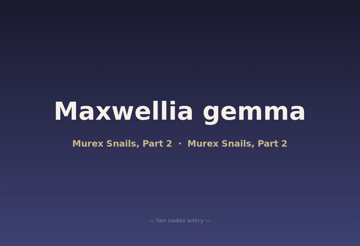 Maxwellia gemma
