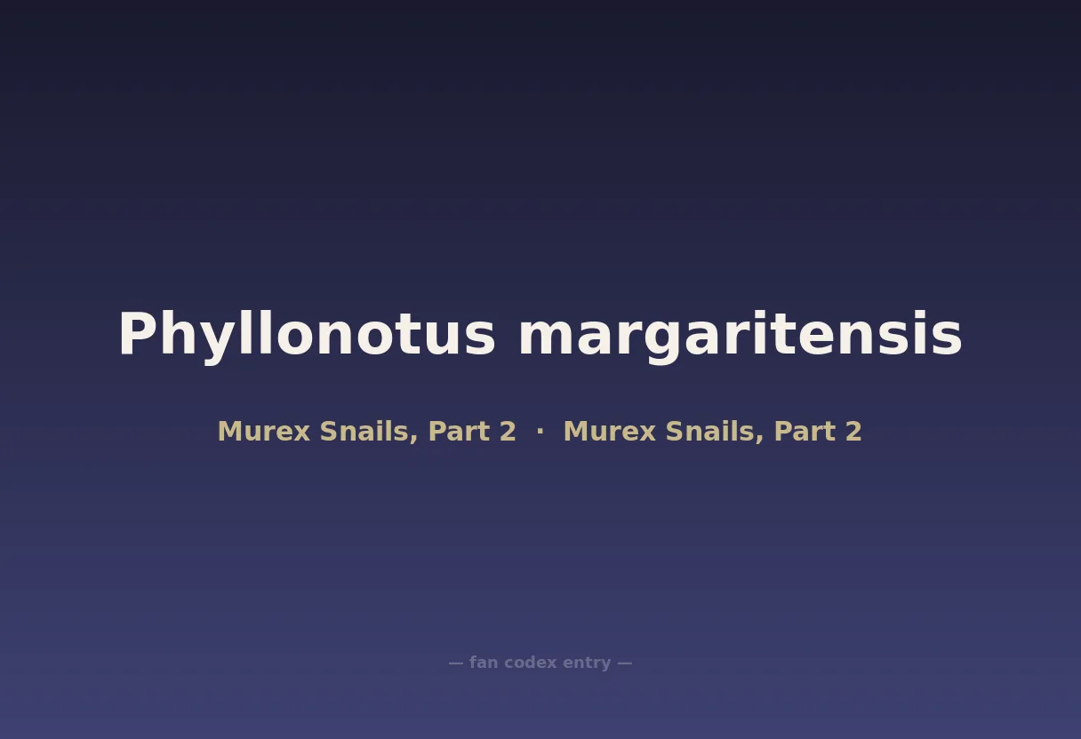 Phyllonotus margaritensis