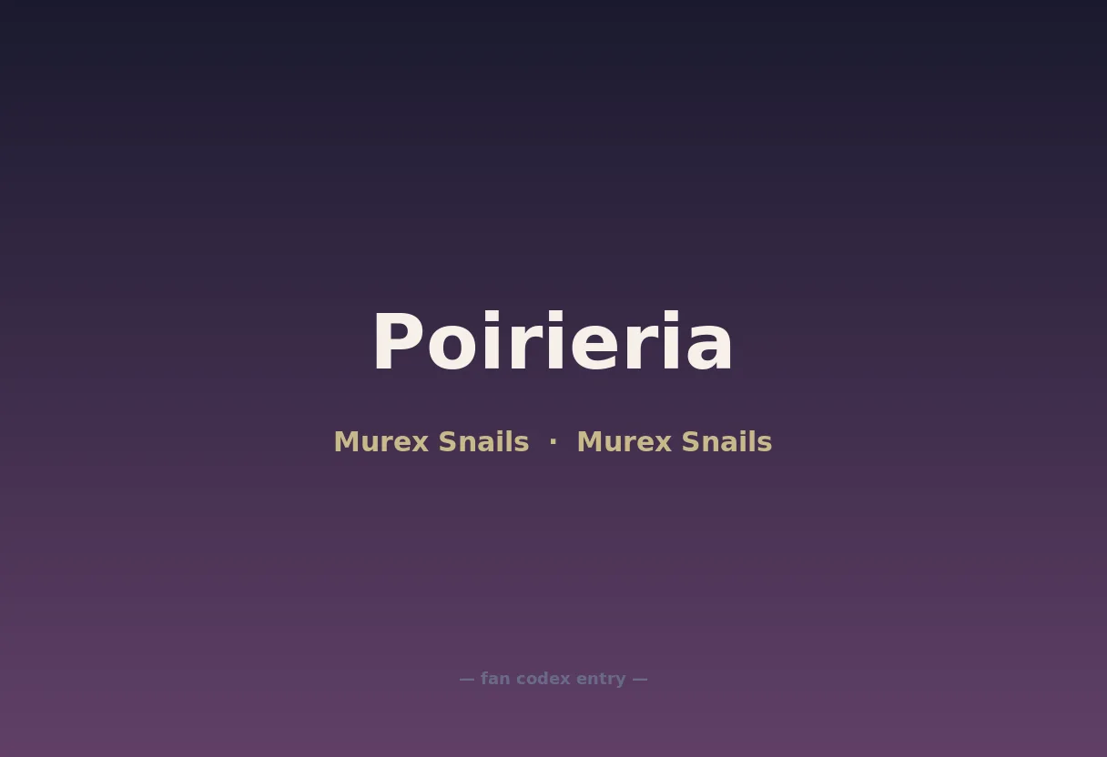 Poirieria