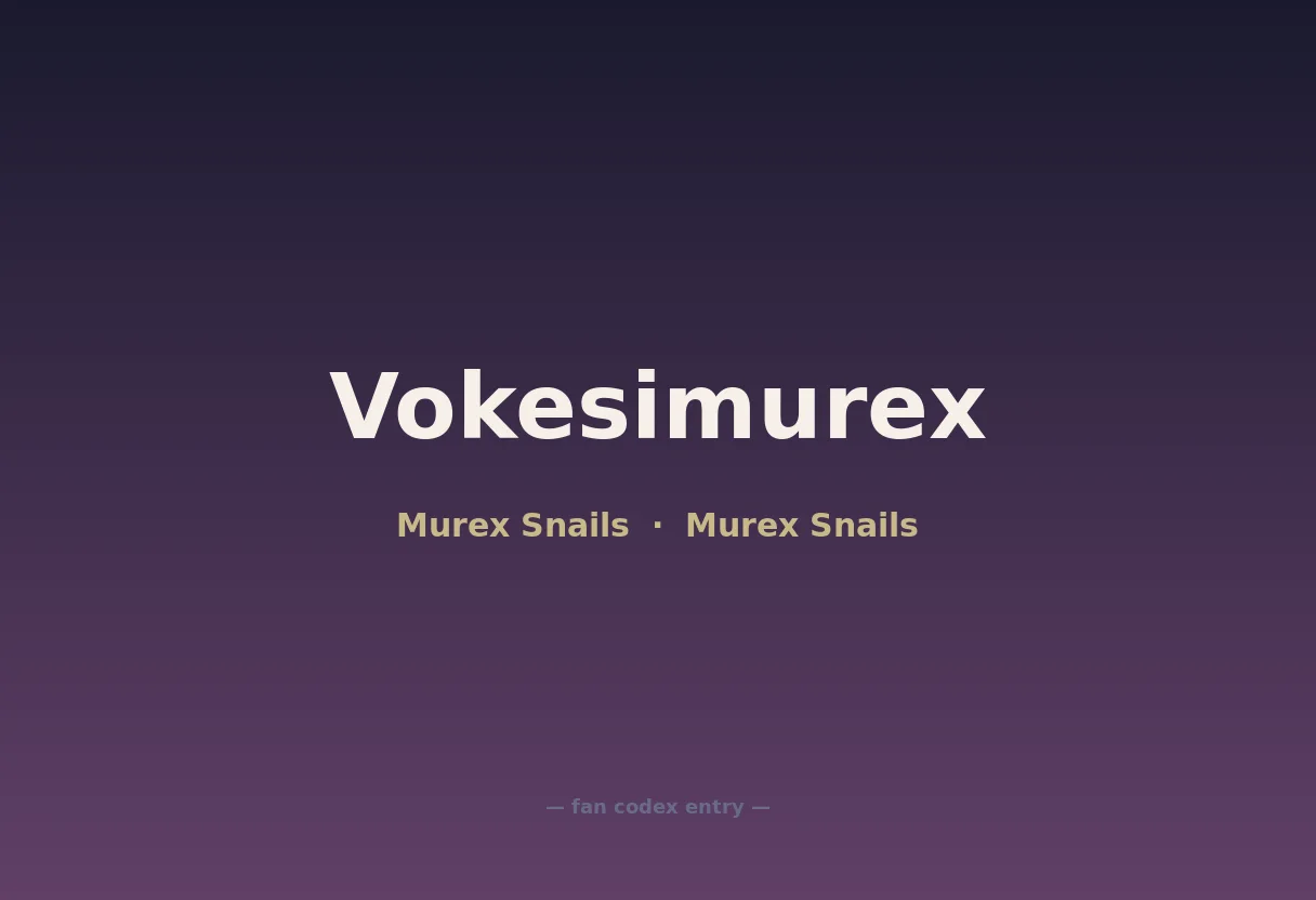 Vokesimurex