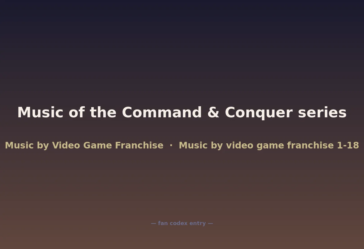 Music of the Command & Conquer series