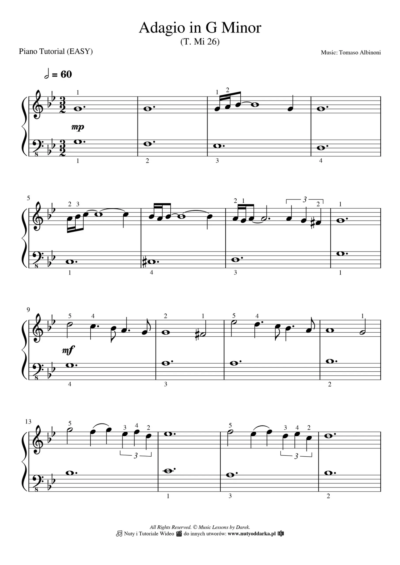 Adagio in G minor