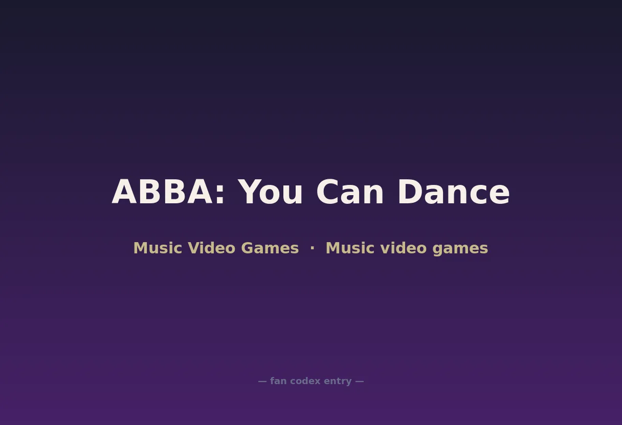 ABBA: You Can Dance
