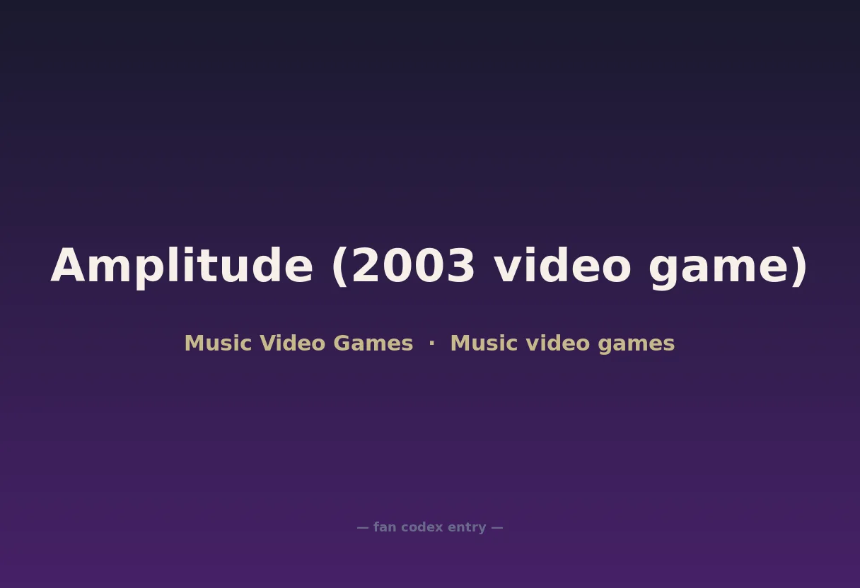 Amplitude (2003 video game)