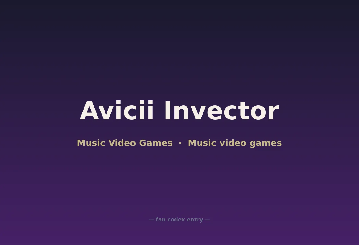 Avicii Invector