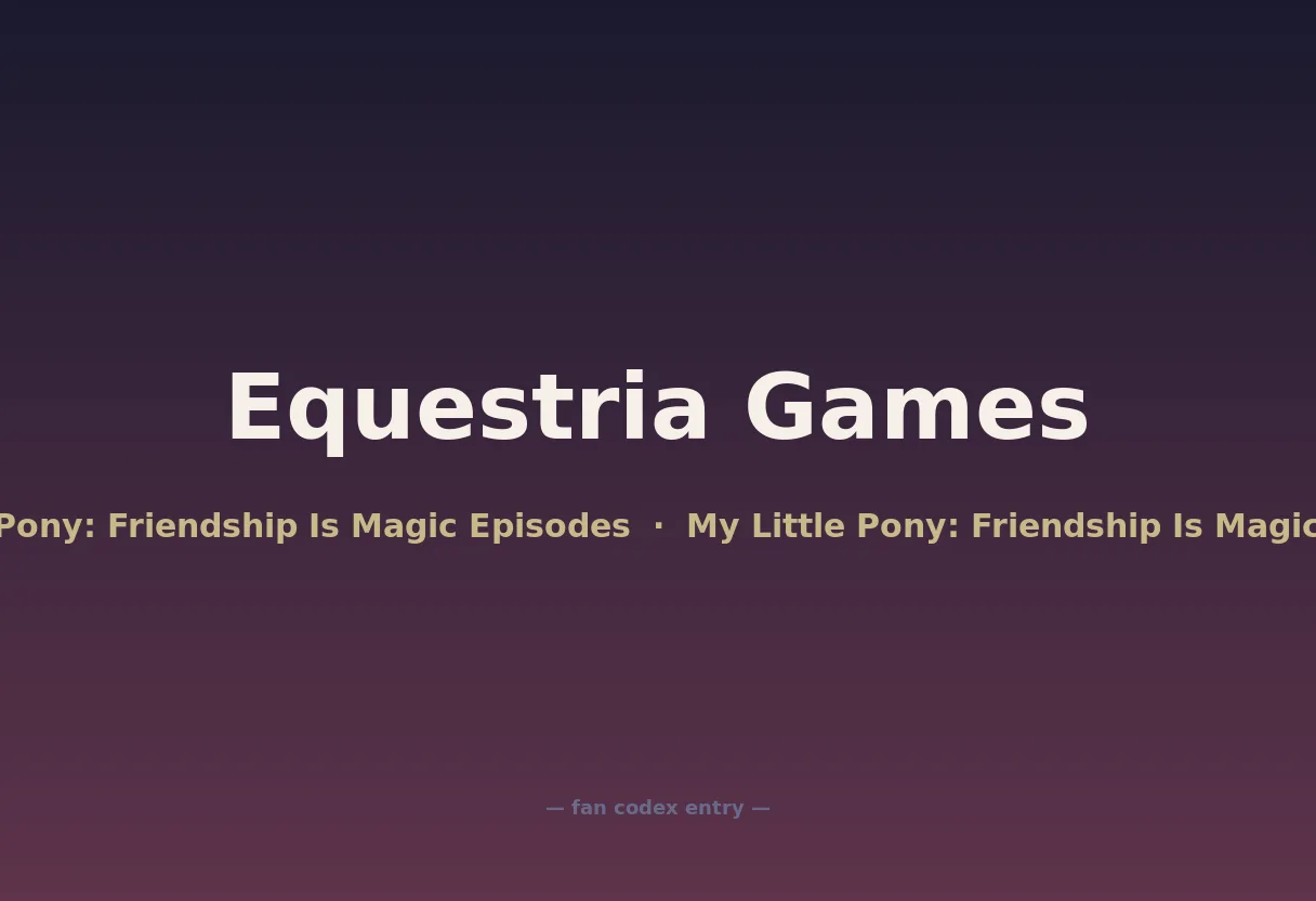 Equestria Games