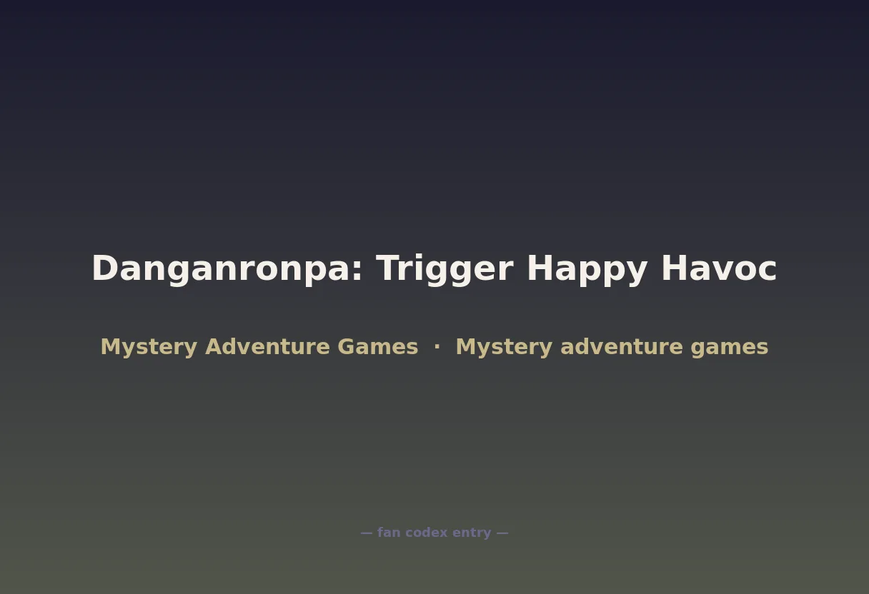 Danganronpa: Trigger Happy Havoc