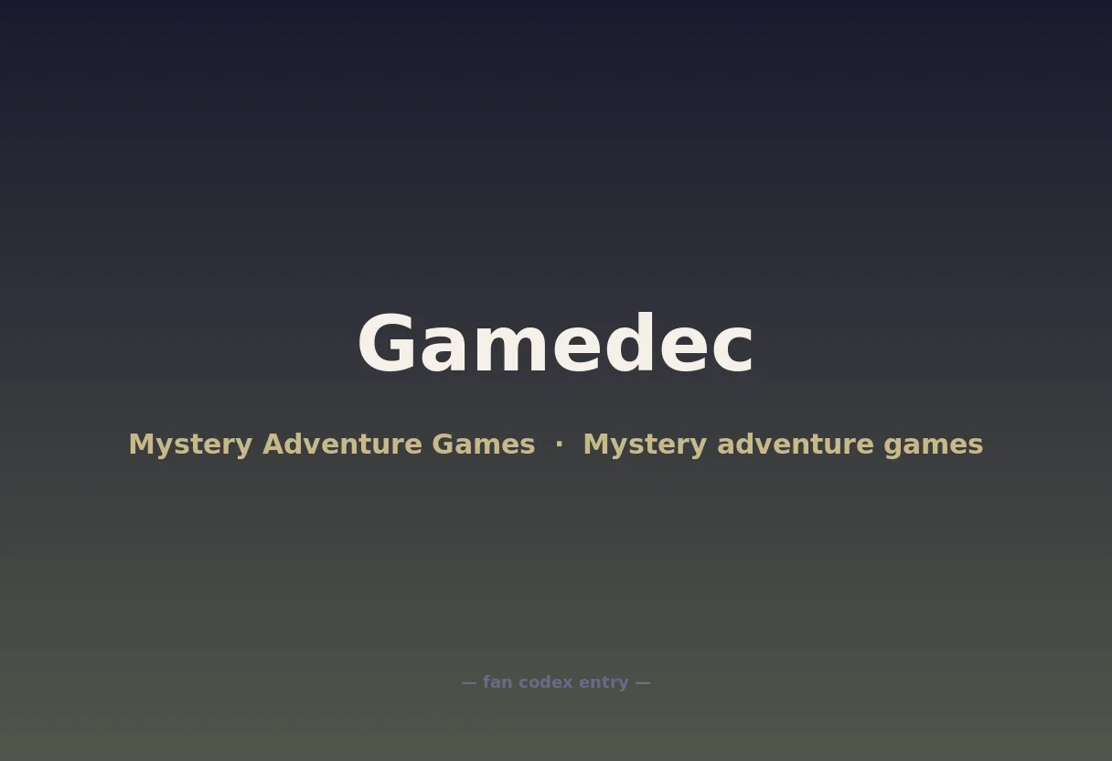 Gamedec