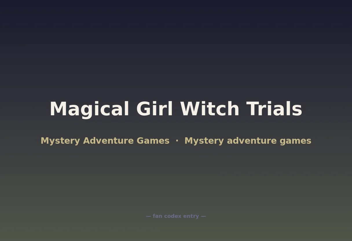 Magical Girl Witch Trials