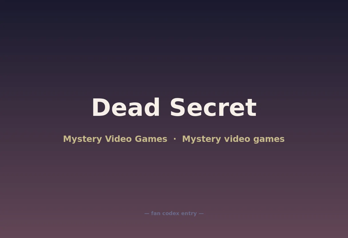 Dead Secret