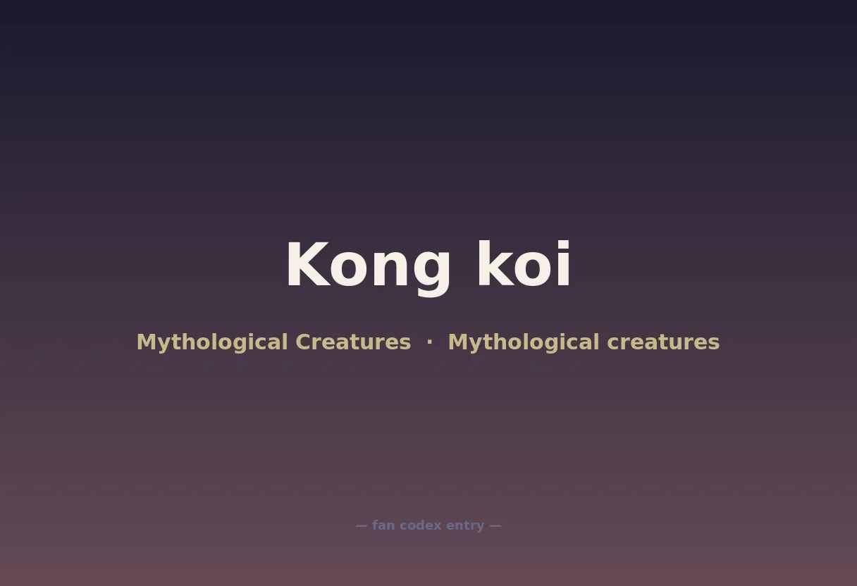 Kong koi