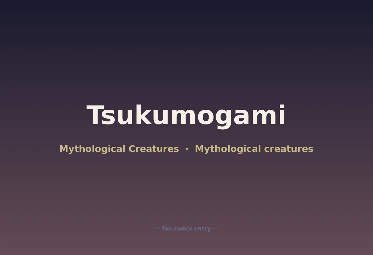 Tsukumogami