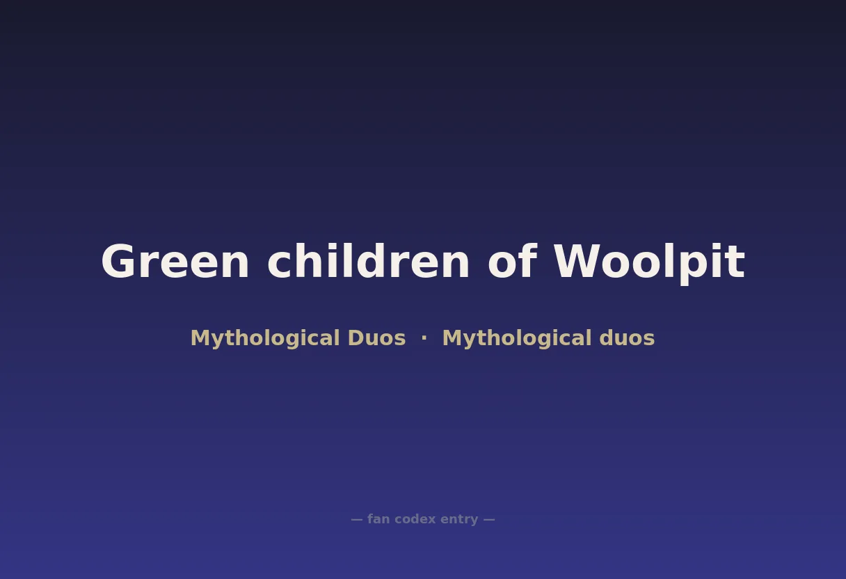Green children of Woolpit