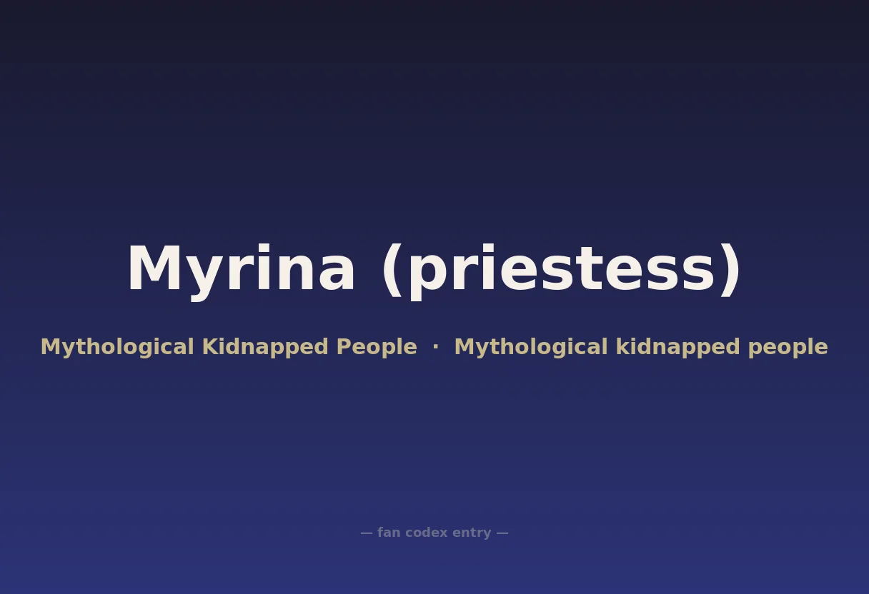 Myrina (priestess)