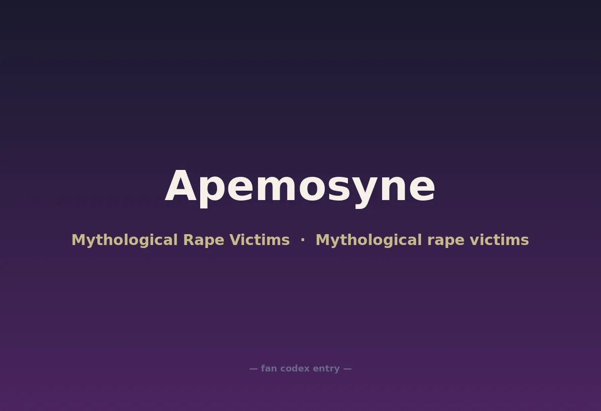 Apemosyne