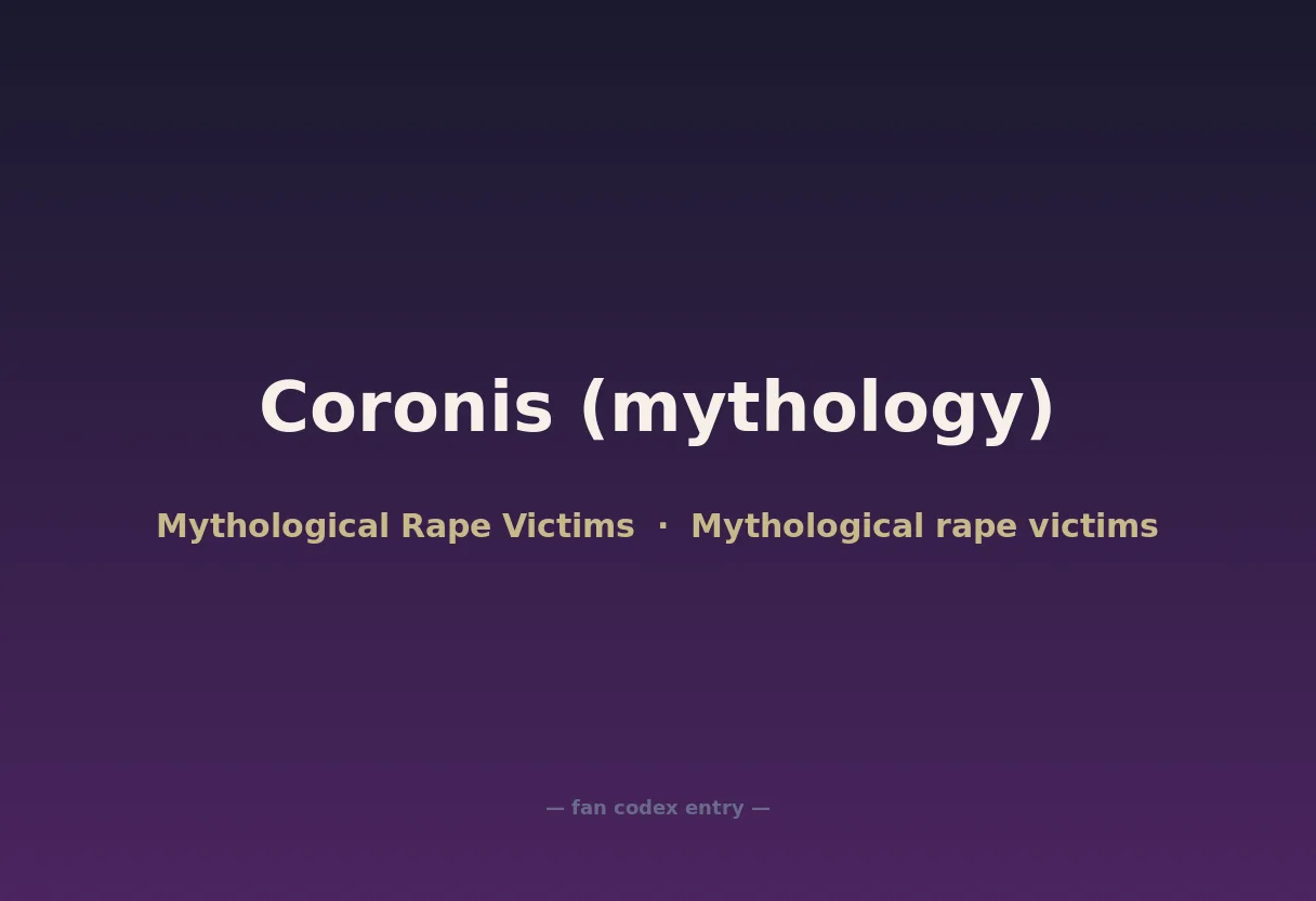 Coronis (mythology)