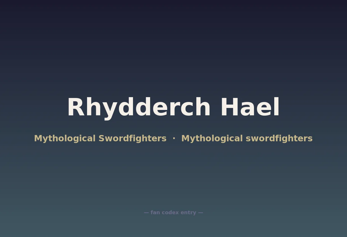 Rhydderch Hael