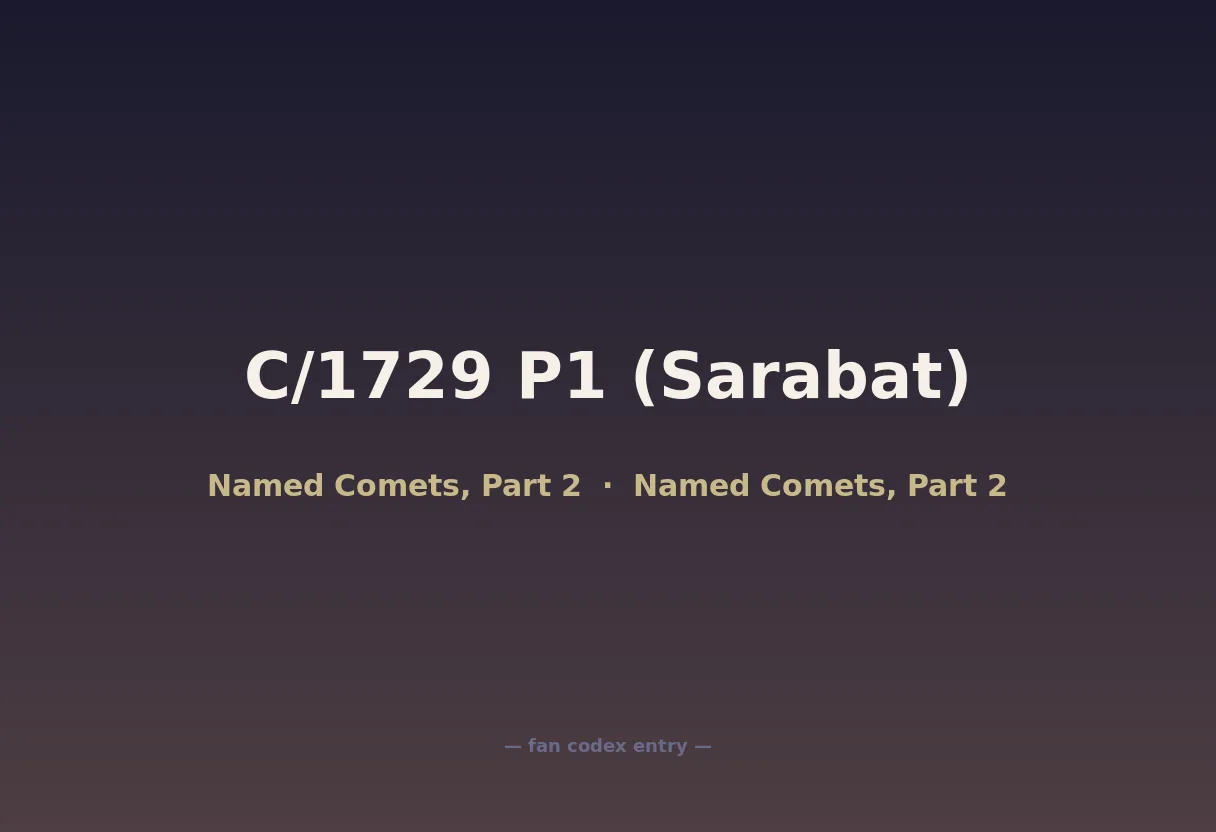 C/1729 P1 (Sarabat)