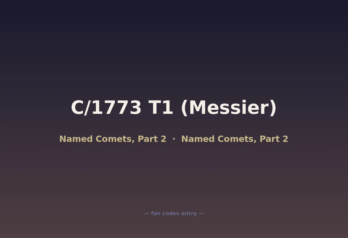 C/1773 T1 (Messier)