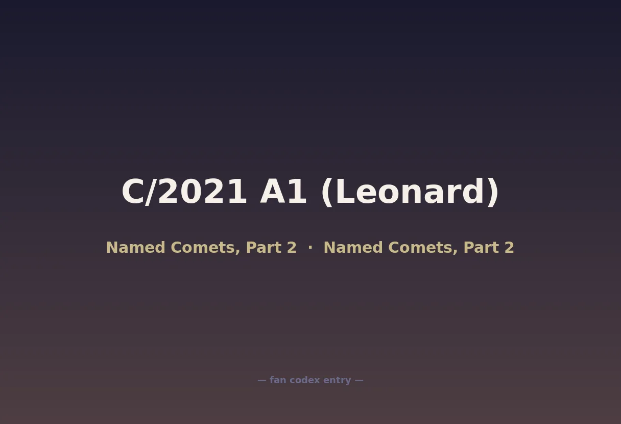 C/2021 A1 (Leonard)