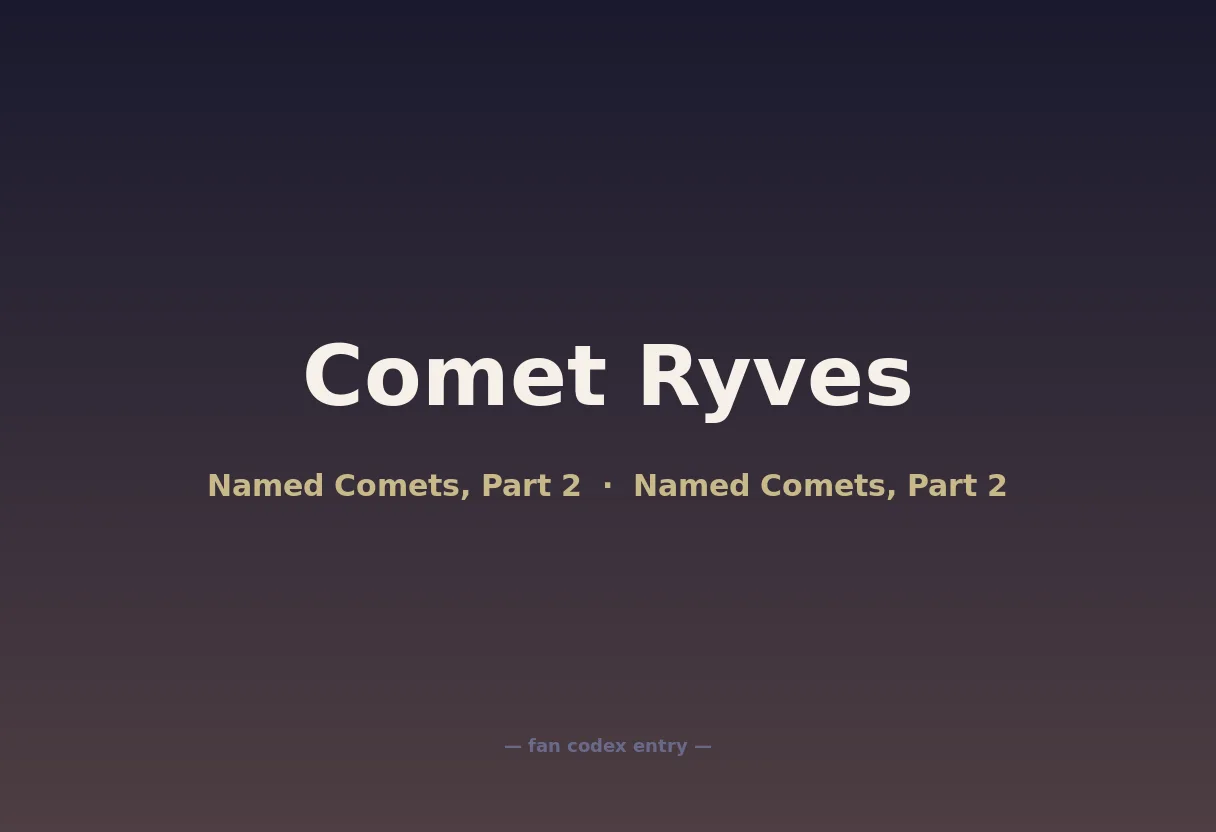 Comet Ryves