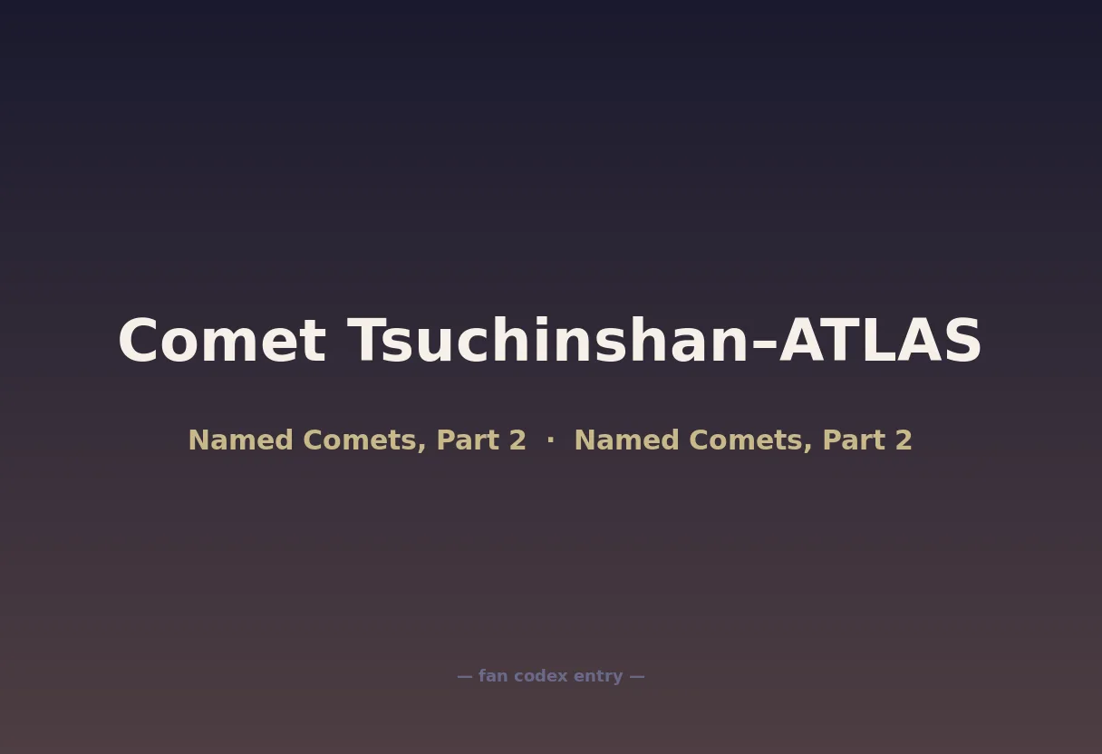 Comet Tsuchinshan–ATLAS