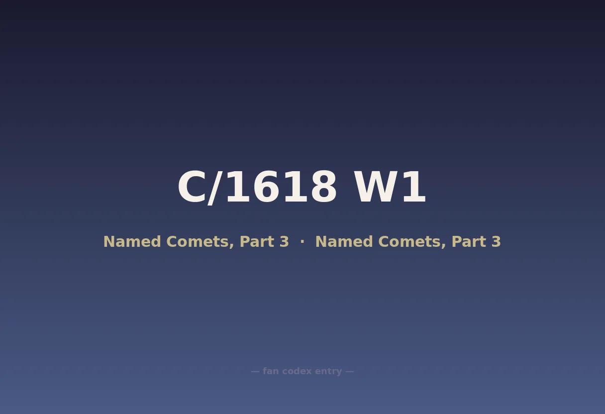 C/1618 W1