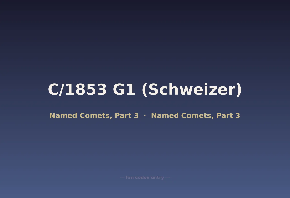 C/1853 G1 (Schweizer)
