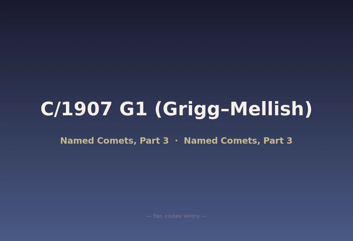 C/1907 G1 (Grigg–Mellish)