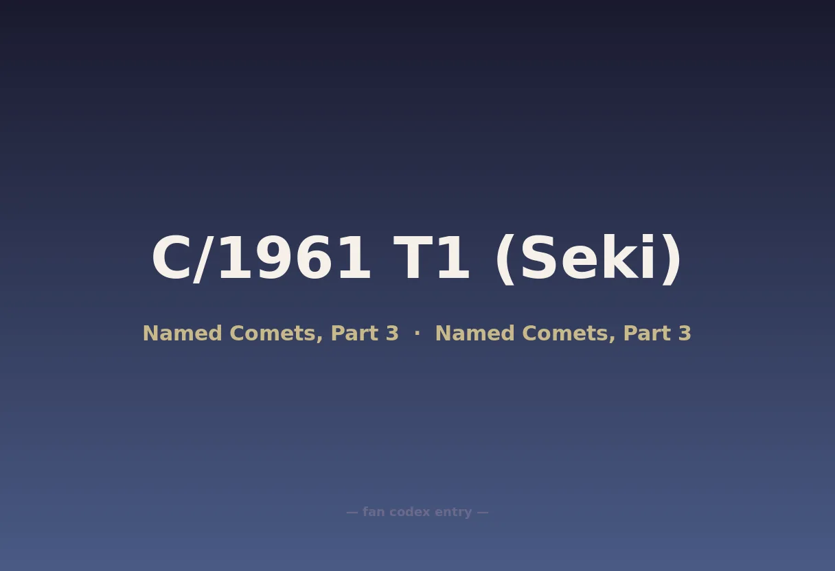 C/1961 T1 (Seki)