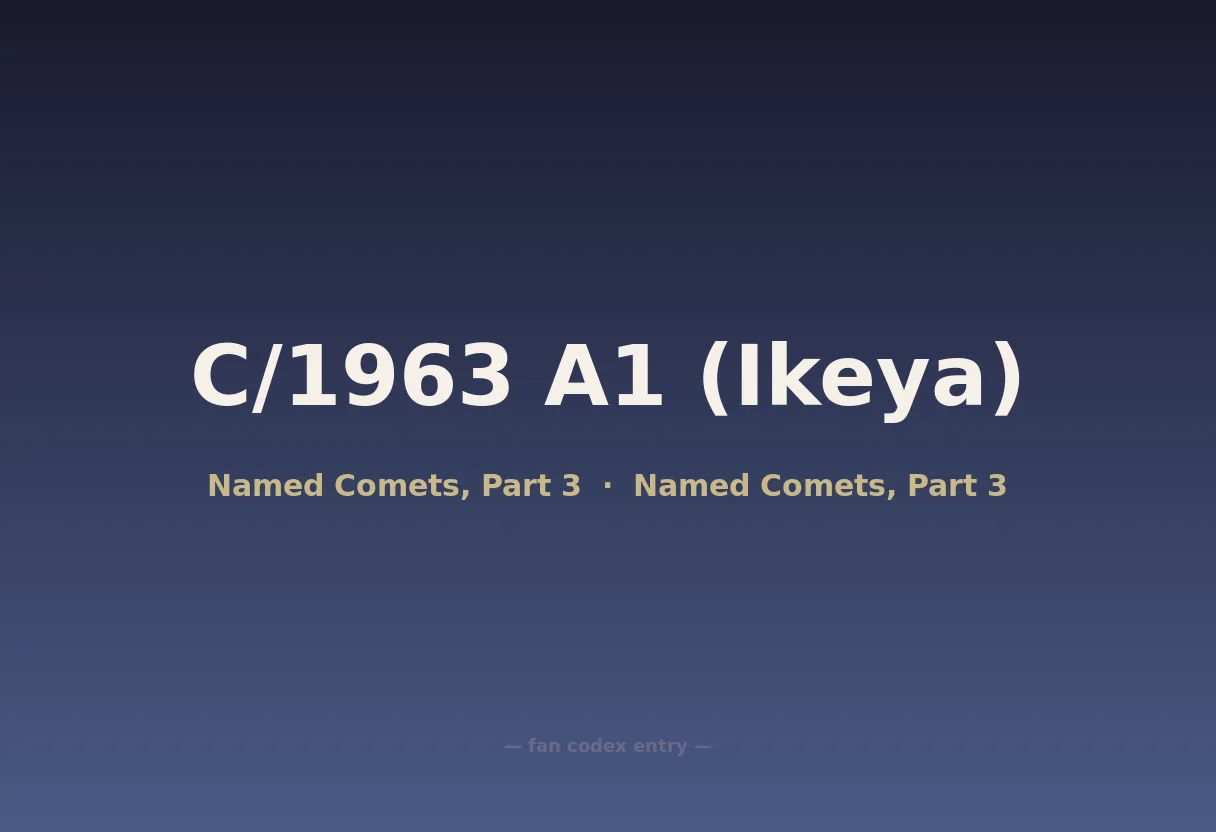 C/1963 A1 (Ikeya)