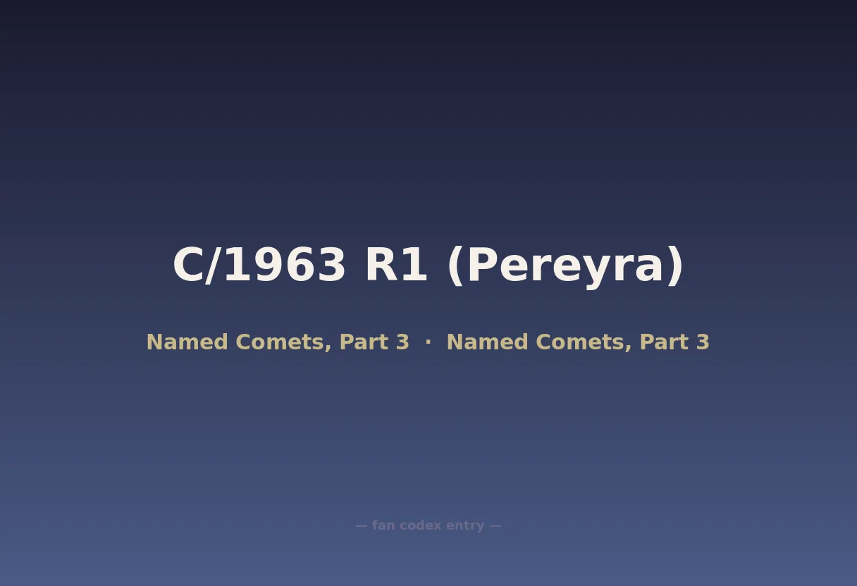 C/1963 R1 (Pereyra)