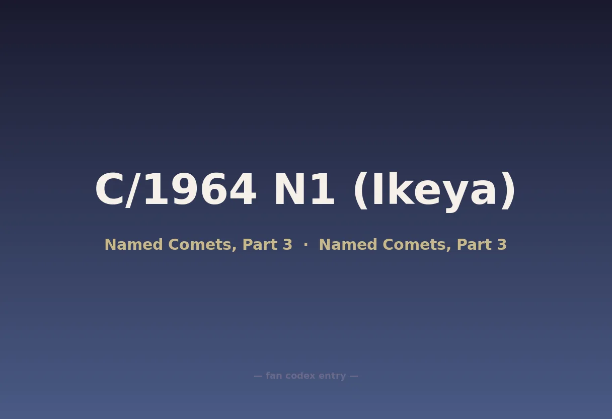 C/1964 N1 (Ikeya)