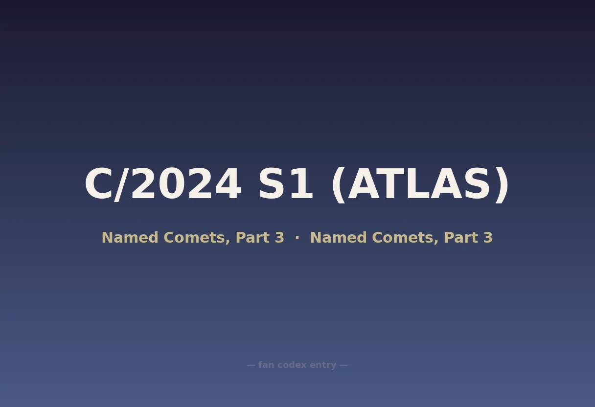 C/2024 S1 (ATLAS)