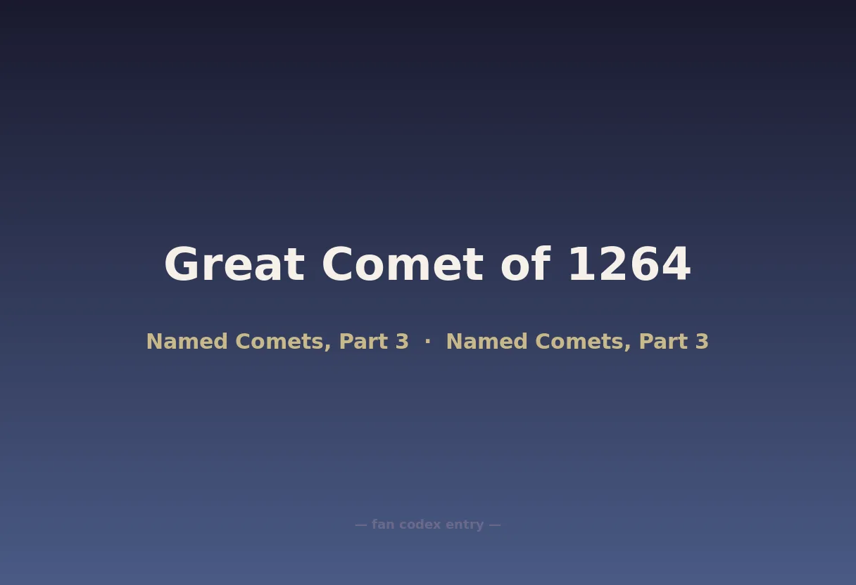 Great Comet of 1264